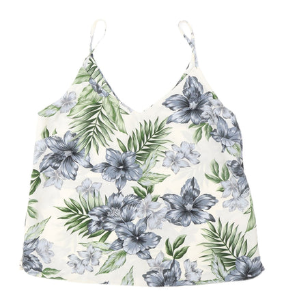 New Look Women's Floral Camisole Tank UK 12 V-Neck