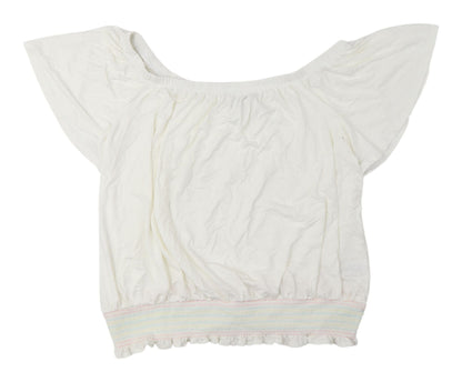 Womens UK Size 22 NEXT White Basic Blouse