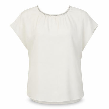 Womens UK Size 12 Marks and Spencer White Basic Blouse