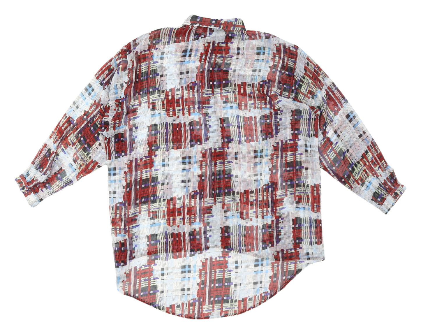 Womens UK Size UK 8 Topshop Multicoloured Basic Button-Up