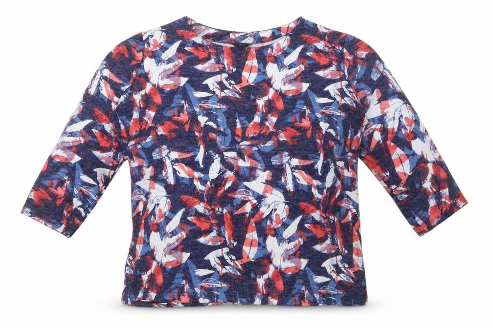 Womens UK Size L ISLE Multicoloured Classic Blouse