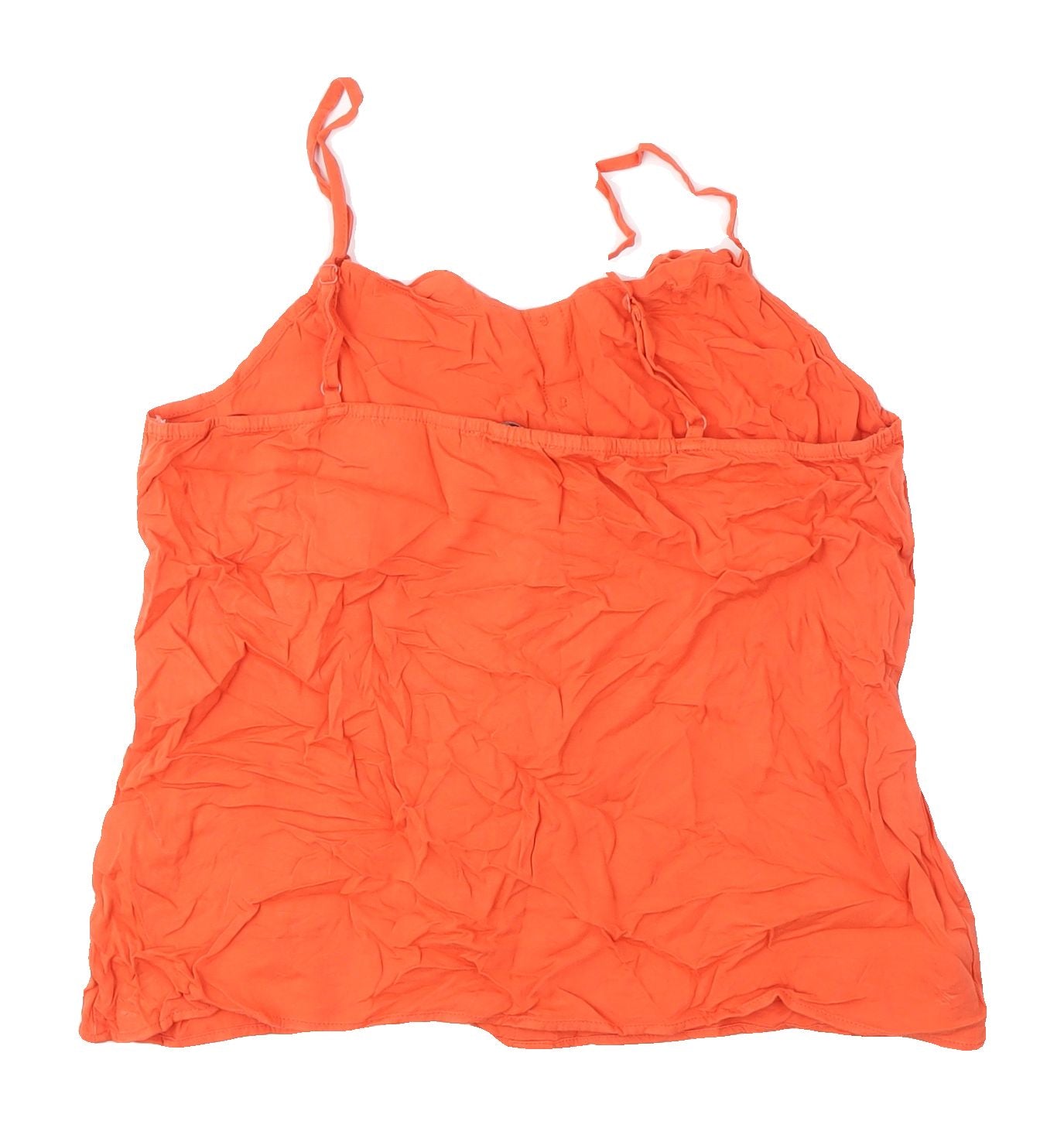 Womens UK Size 12 Oasis Orange Basic Blouse