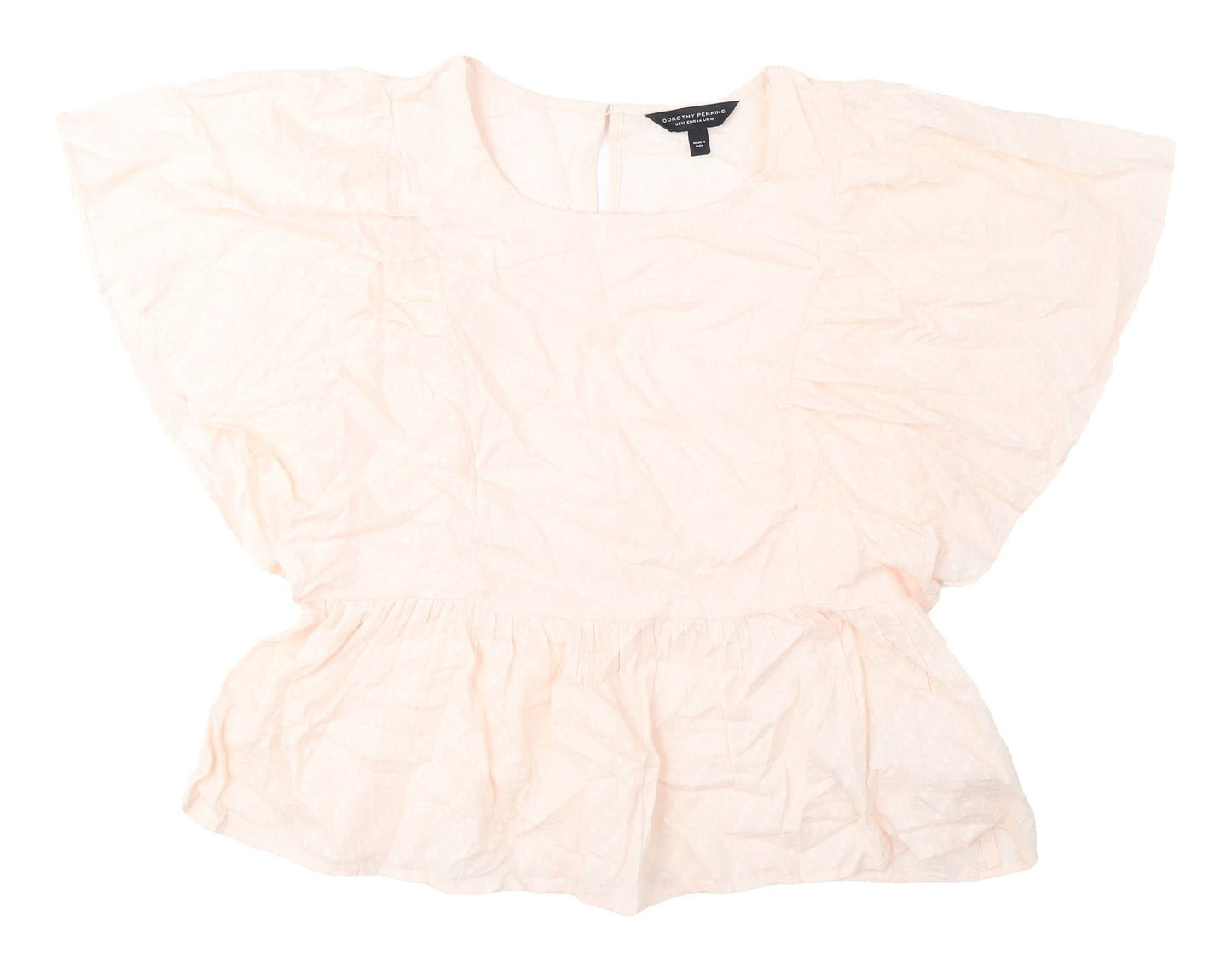 Womens UK Size 16 Dorothy Perkins Ivory Basic Blouse