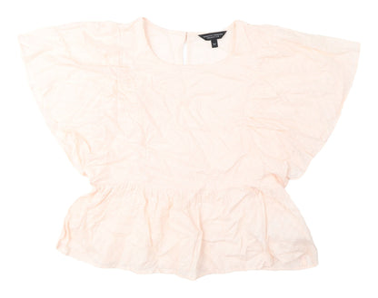 Womens UK Size 16 Dorothy Perkins Ivory Basic Blouse