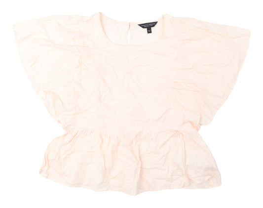 Womens UK Size 16 Dorothy Perkins Ivory Basic Blouse