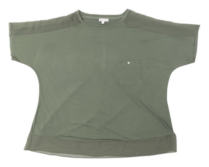 Womens UK Size L Monsoon Green Basic T-Shirt