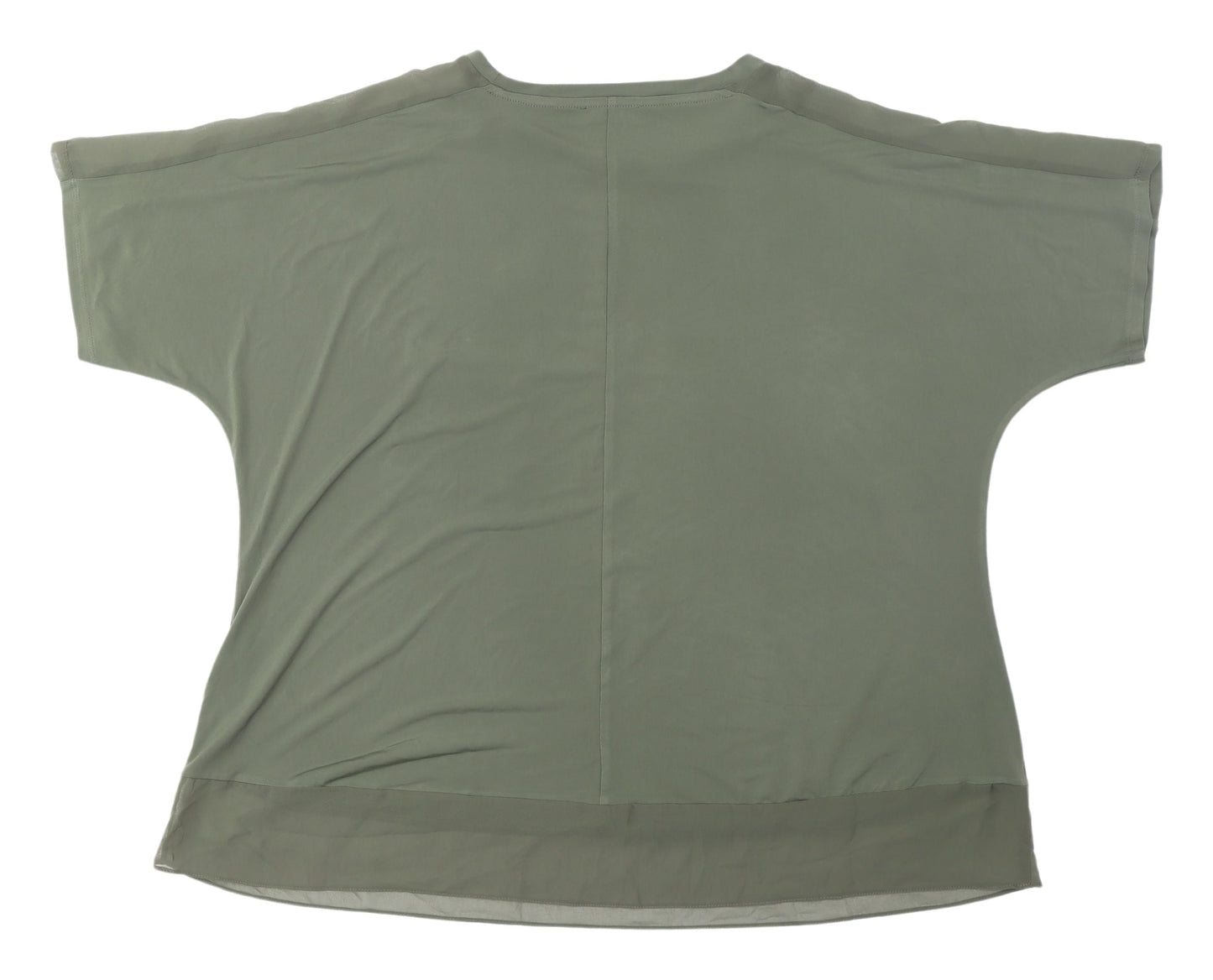 Womens UK Size L Monsoon Green Basic T-Shirt