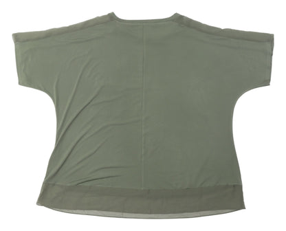 Womens UK Size L Monsoon Green Basic T-Shirt
