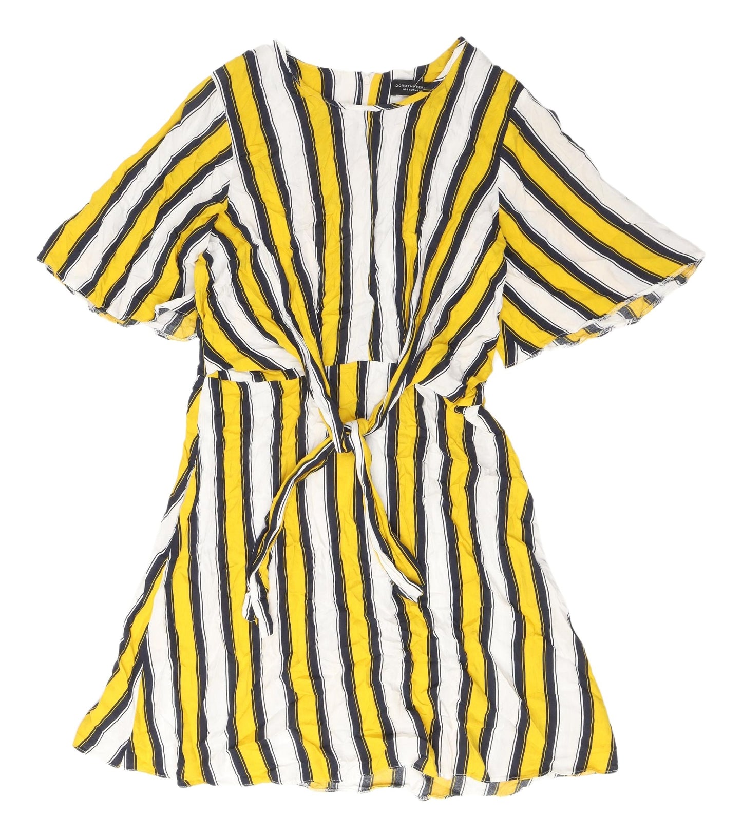 Dorothy Perkins Multicoloured Striped Dress Size 12