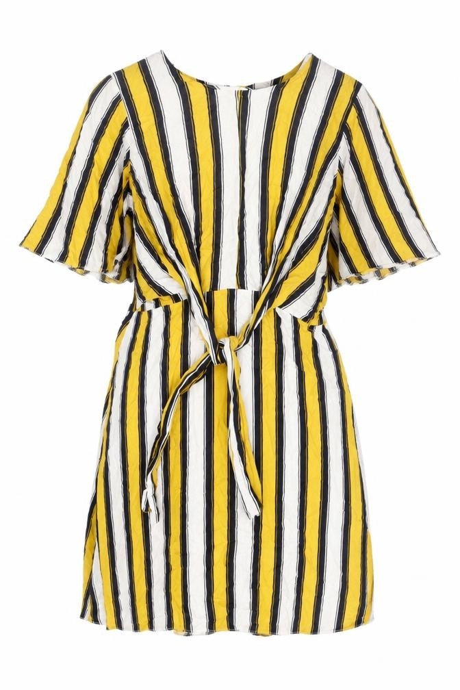Dorothy Perkins Multicoloured Striped Dress Size 12