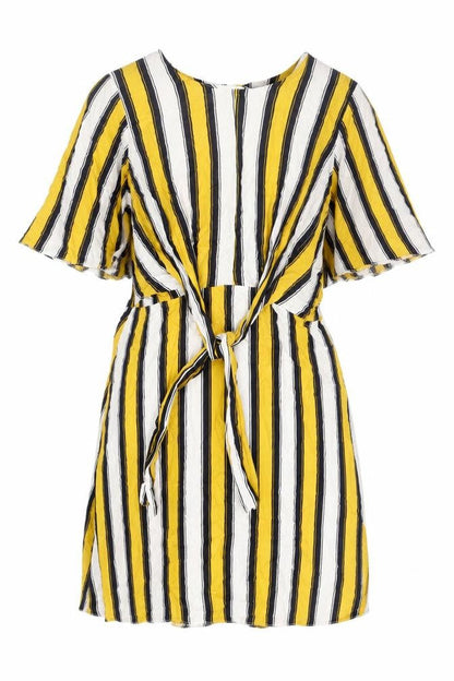 Dorothy Perkins Multicoloured Striped Dress Size 12