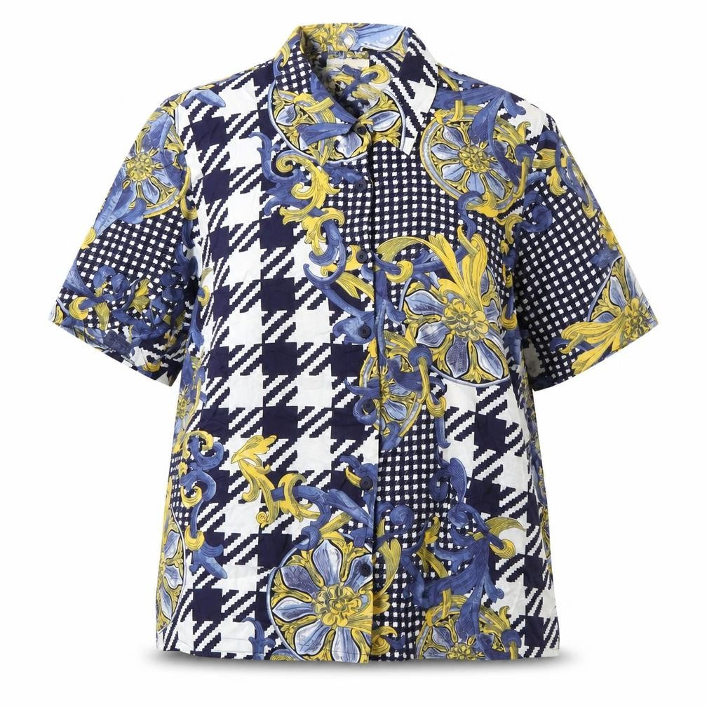 Womens UK Size 18 Amari Multicoloured Classic Button-Up