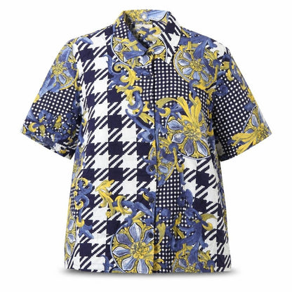 Womens UK Size 18 Amari Multicoloured Classic Button-Up