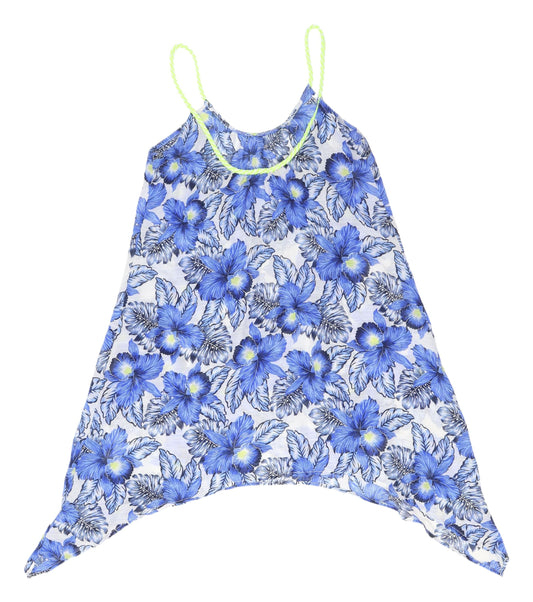 New Look Women's Blue Floral Slip Dress Summer