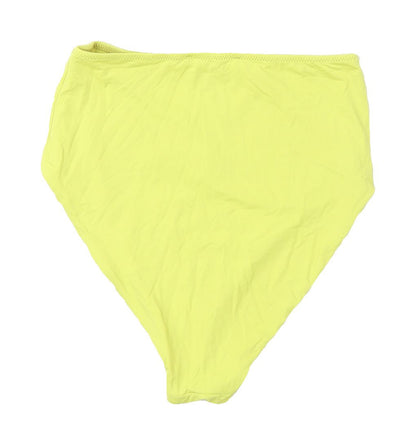 Zara Women's Green High-Waisted Swim Bottom - S