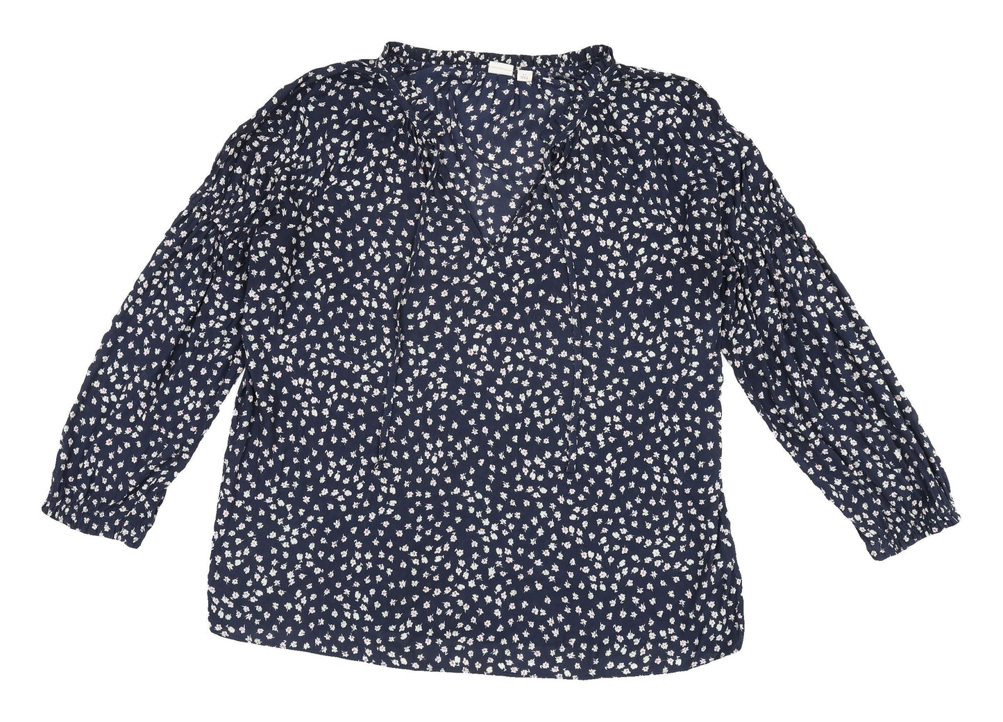 Womens UK Size S Gap Blue Tunic Blouse