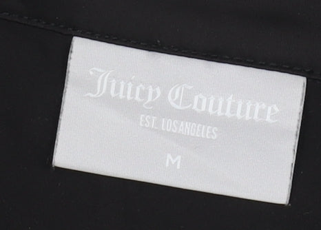 Juicy Couture Black Short Sleeve Pyjama Top M