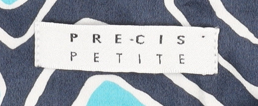 Precis Petite Women's Multicoloured Geometric Tunic Blouse Size 16