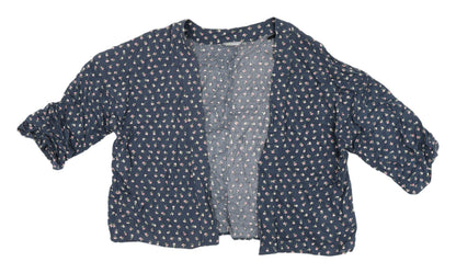 Womens UK Size 14 Marks and Spencer Multicoloured Kimono Blouse