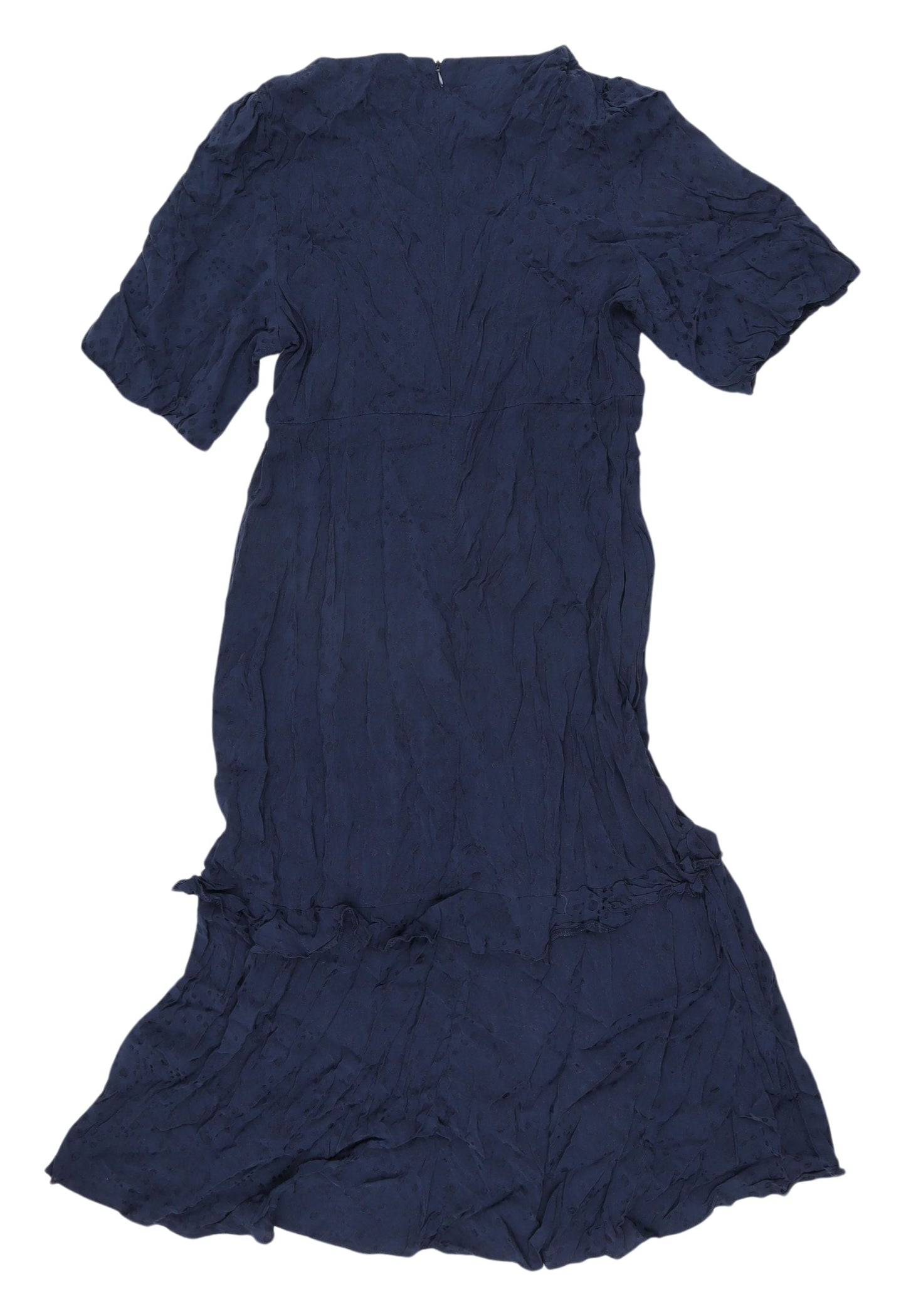 Dorothy Perkins Women Blue Half Sleeve Dress Size 18