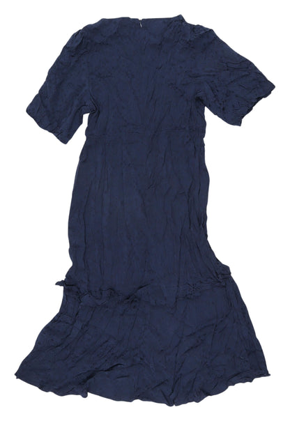 Dorothy Perkins Women Blue Half Sleeve Dress Size 18