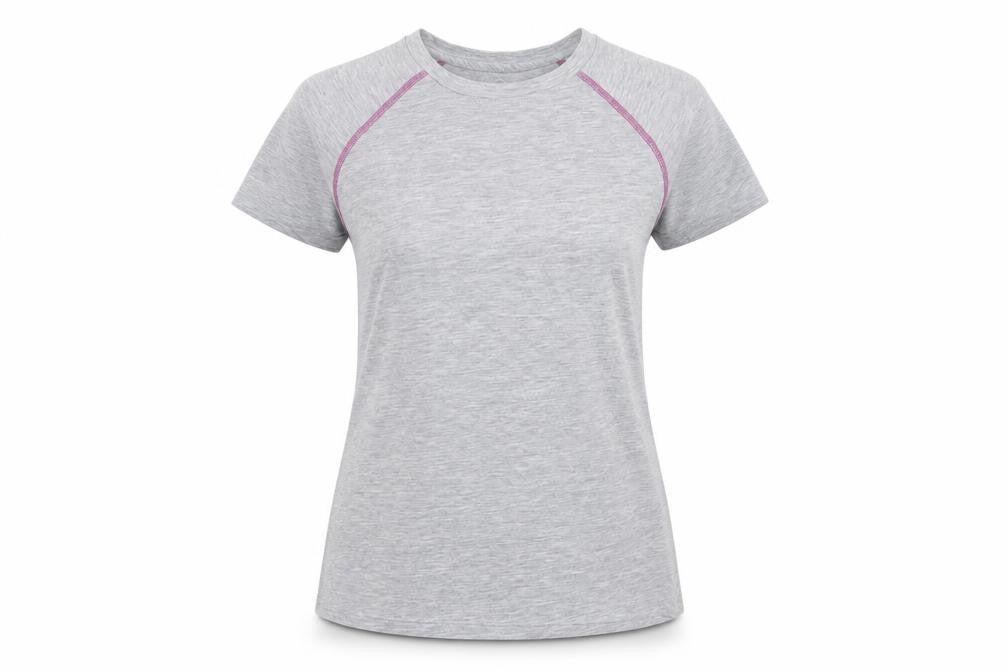Womens UK Size S Orvis Grey Basic T-Shirt