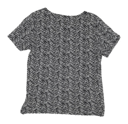 Womens UK Size 14 love TEES Black Jersey T-Shirt