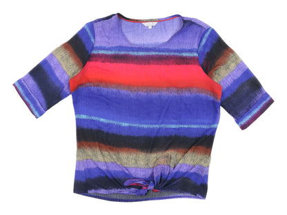 Womens UK Size 12 Marks and Spencer Multicoloured Basic Blouse