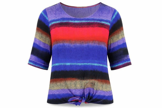 Womens UK Size 12 Marks and Spencer Multicoloured Basic Blouse