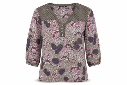 Womens UK Size 10 Debenhams Purple Tunic Blouse