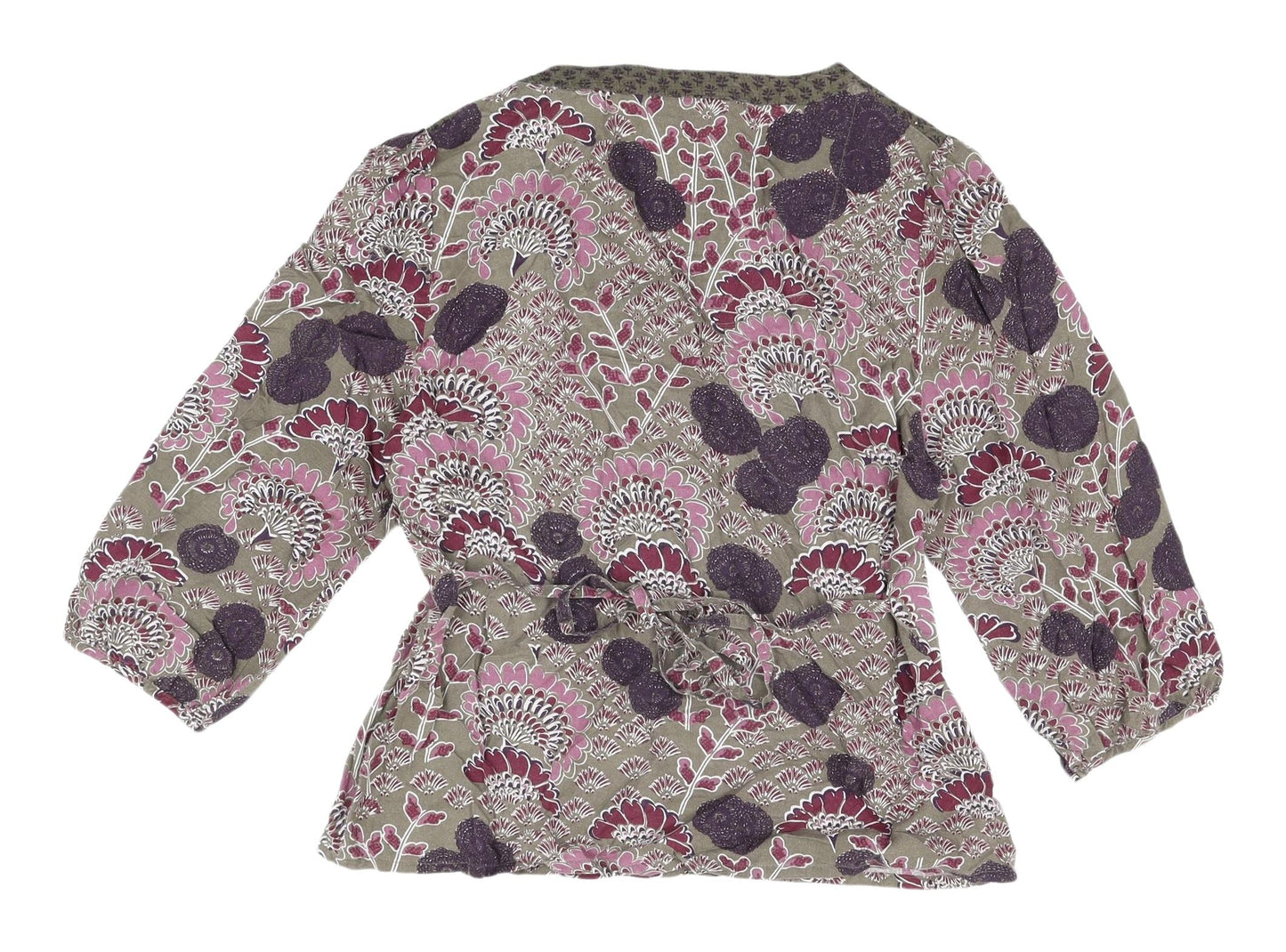 Womens UK Size 10 Debenhams Purple Tunic Blouse