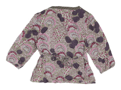 Womens UK Size 10 Debenhams Purple Tunic Blouse