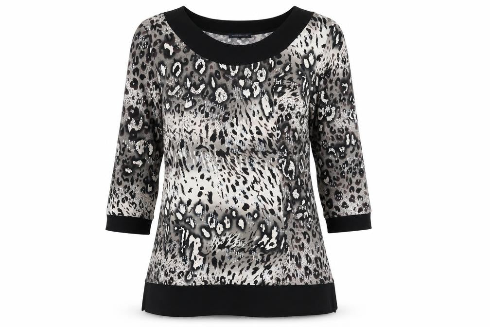 Womens UK Size M Saloos Multicoloured Tunic Blouse