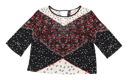 Womens UK Size 10 River Island Black Tunic Blouse
