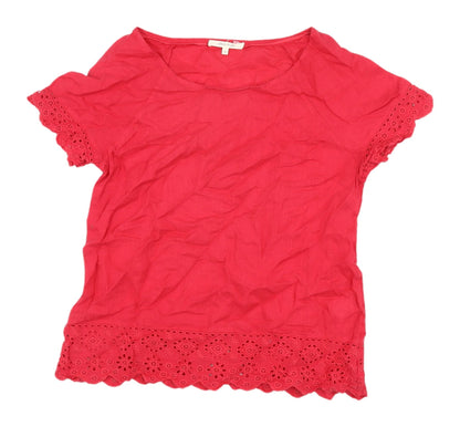 Womens UK Size 10 White Stuff Red  Blouse
