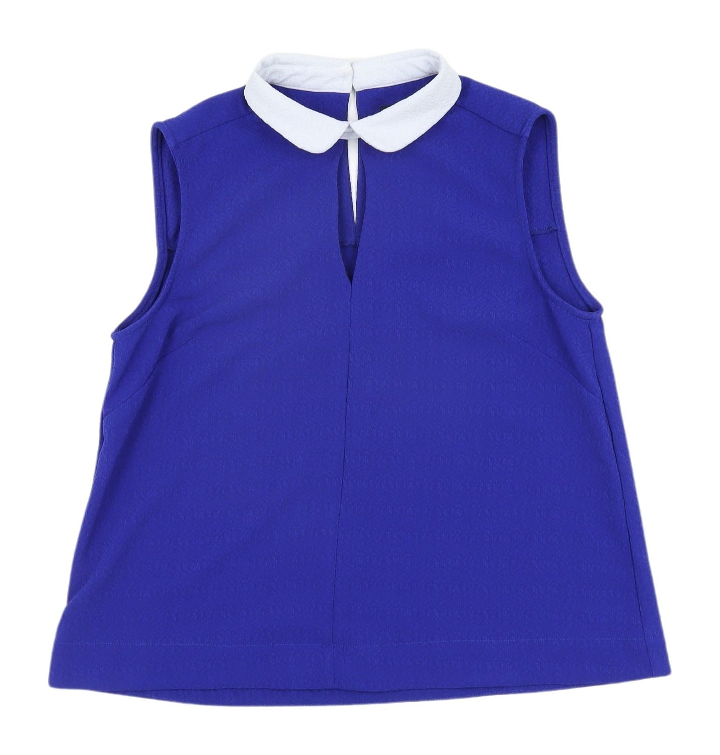 French Connection Blue Sleeveless Blouse UK 8 Women