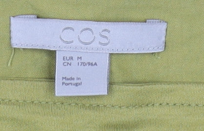 Womens UK Size 12 COS Green Basic T-Shirt