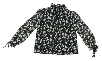 Womens UK Size 12 Topshop Multicoloured Basic Blouse