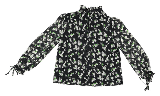 Womens UK Size 12 Topshop Multicoloured Basic Blouse