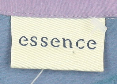 Womens UK Size 18 essence Purple Basic Button-Up