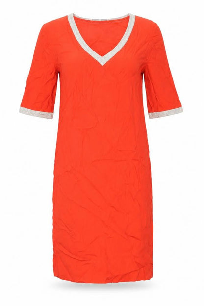 Gerard Darel Women's Red Shift Dress, Size 10