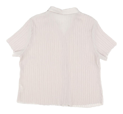 Womens UK Size 20 Debenhams Beige Basic Button-Up