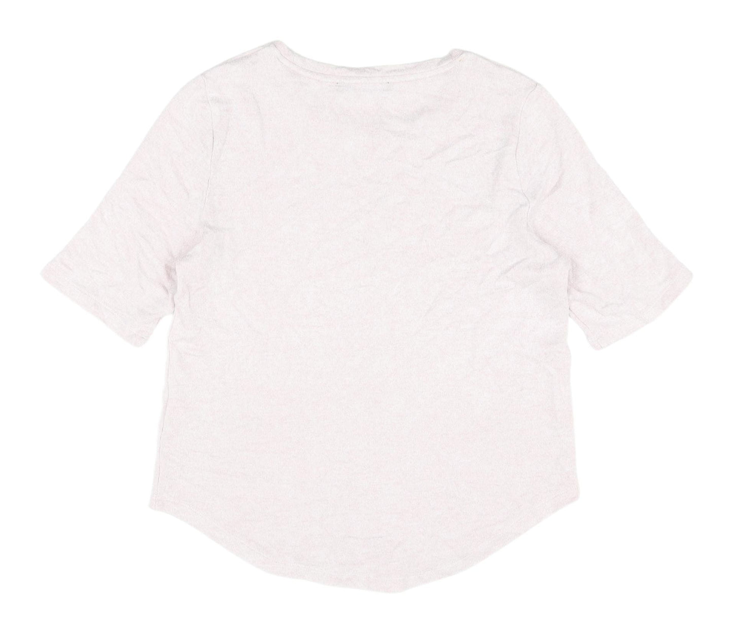 Womens UK Size 8 Marks and Spencer Pink Basic T-Shirt