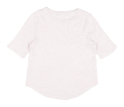 Womens UK Size 8 Marks and Spencer Pink Basic T-Shirt