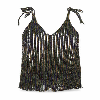 Womens UK Size 10 H&M Multicoloured Camisole Tank