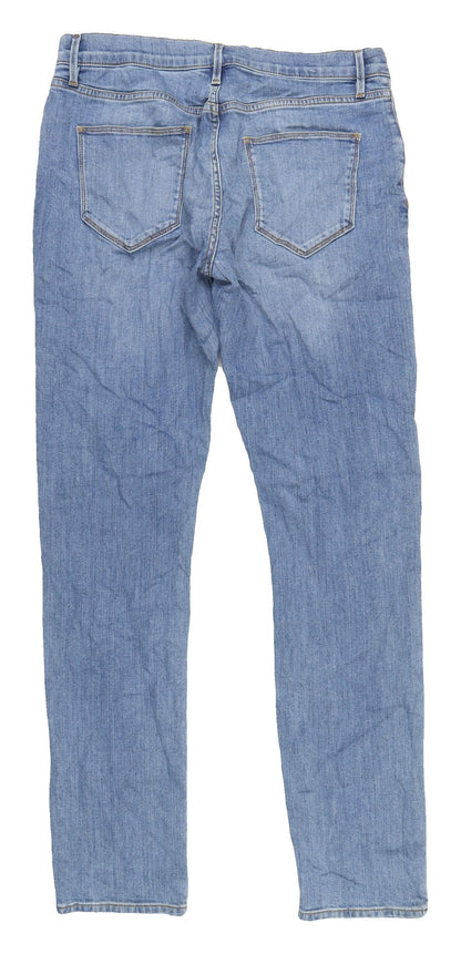 Marks and Spencer Men's Blue Slim Jeans, Size M, 32W, 33L