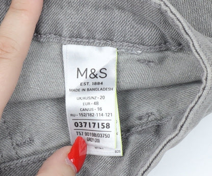 Marks and Spencer Women's Grey Skirt Size 20