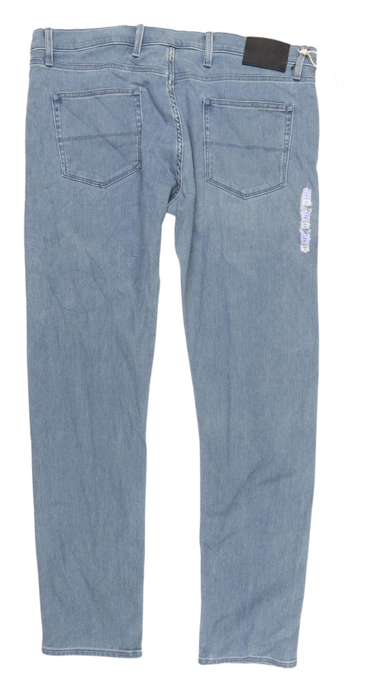 Marks and Spencer Men's Blue Slim Jeans L