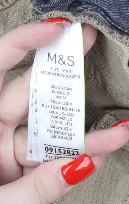 Marks and Spencer Men's Beige Slim Straight Jeans