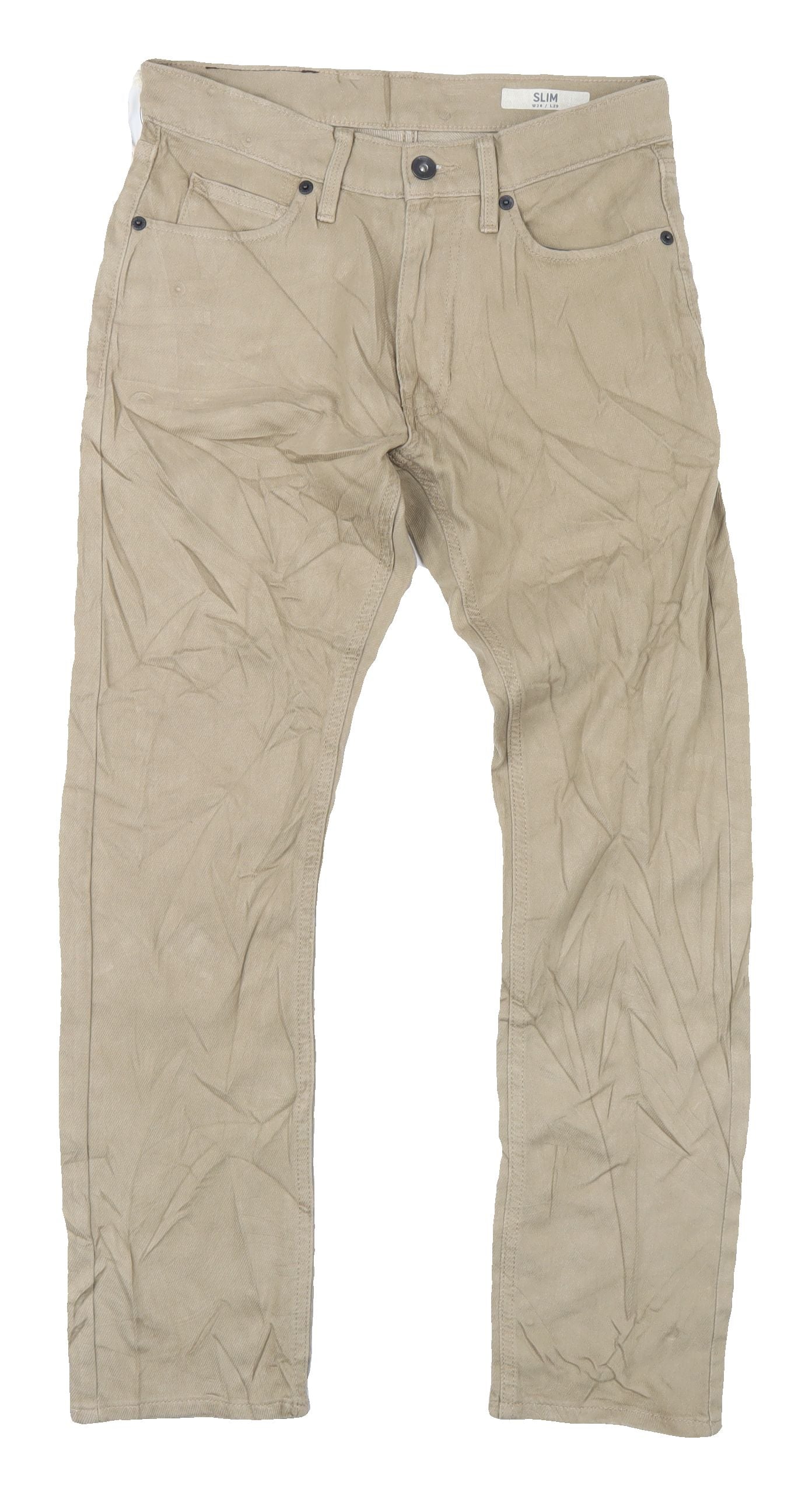 Marks and Spencer Men's Beige Slim Jeans Size 28